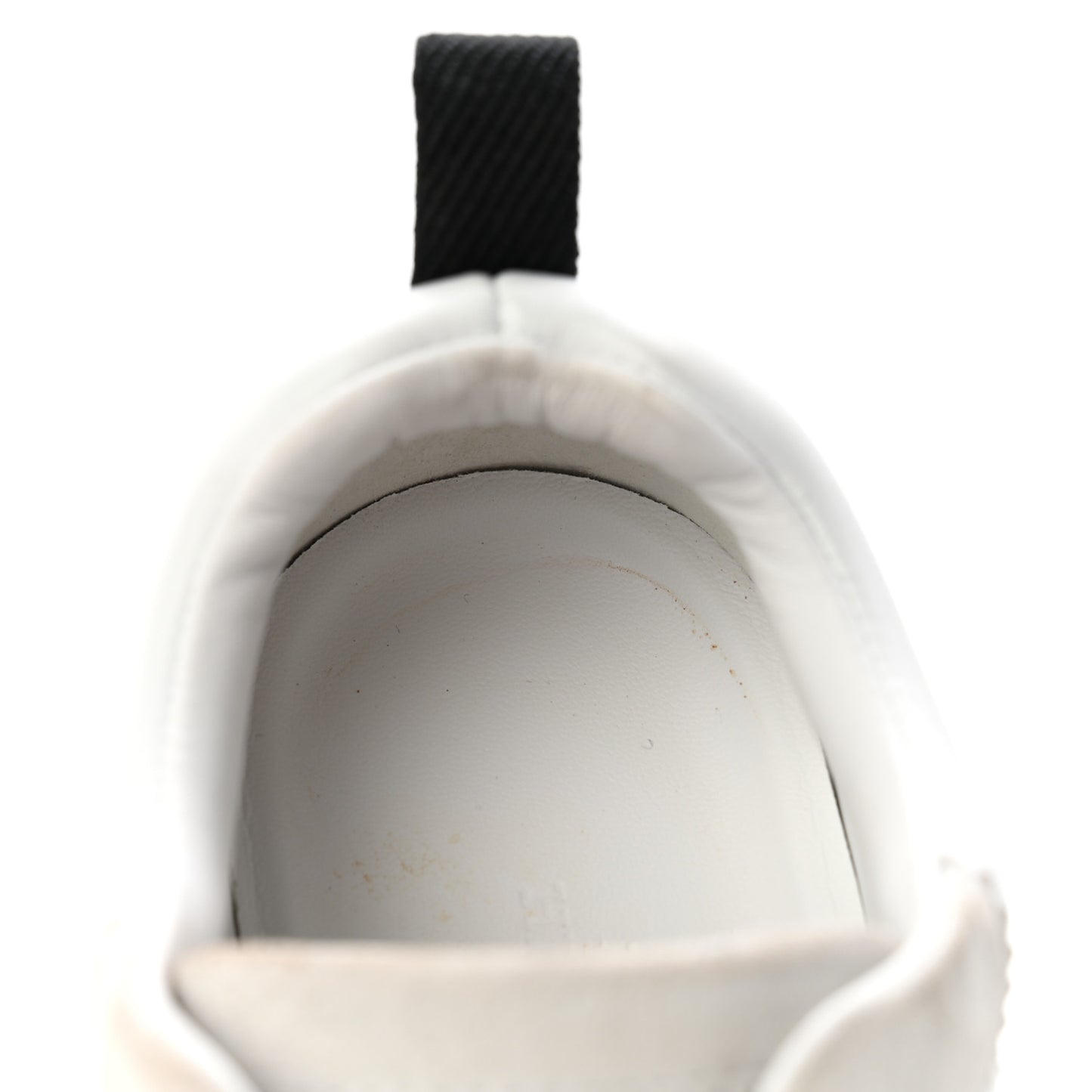 Calfskin Suede Goatskin Bouncing Sneakers 35.5 White Black