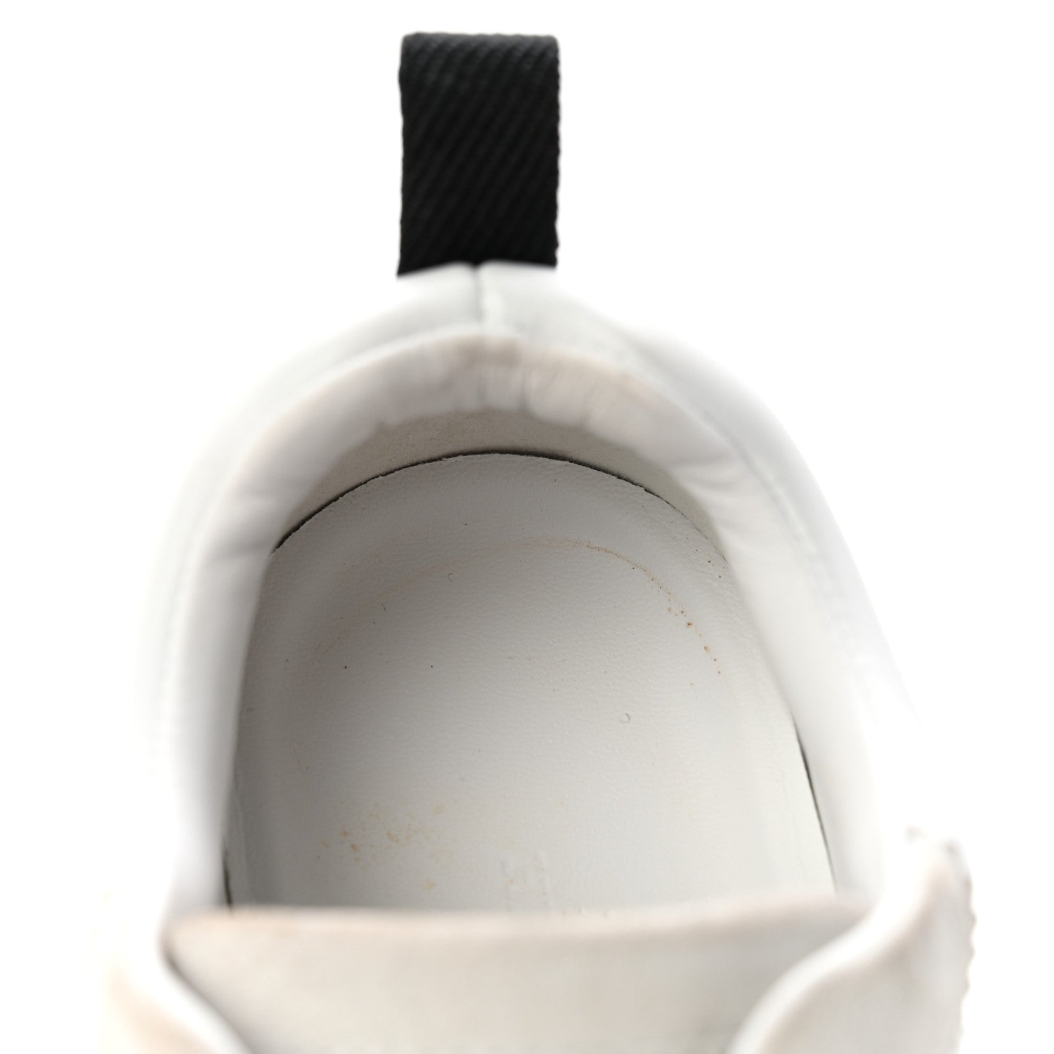 Hermes Calfskin Suede Goatskin Bouncing Sneakers 35.5 White Black 10 of 12