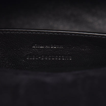 Saint Laurent Patent Matelasse Monogram Large Vicky Chain Bag Black 7 of 7