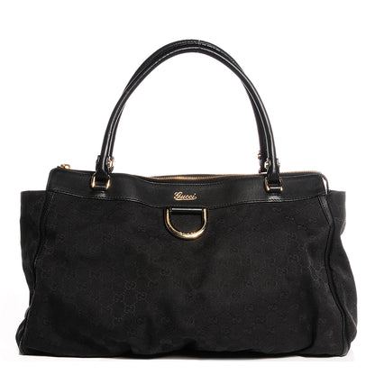 Gucci Monogram D Gold Tote Black 1 of 7