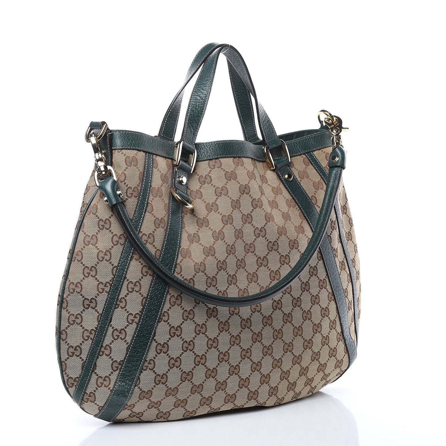Monogram Medium Abbey Convertible Tote Green