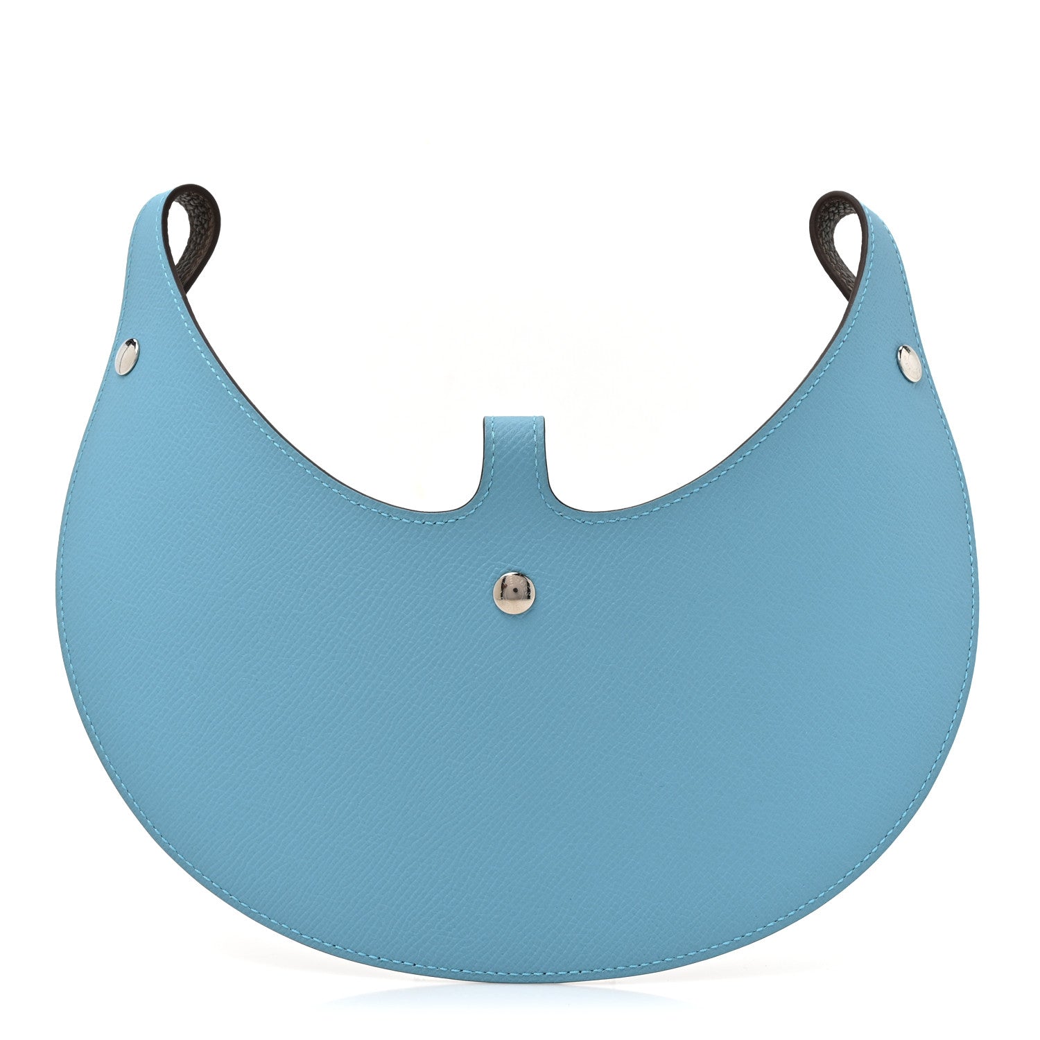 Hermes Epsom Togo Petit H Visor Ebene Turquoise 1 of 4
