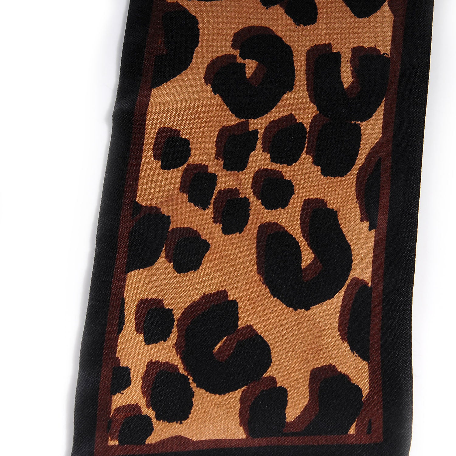 Louis Vuitton Silk Leopard Bandeau Marron 4 of 6