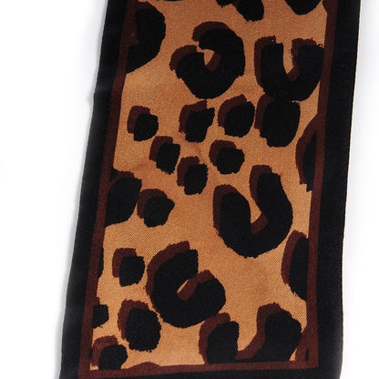 Louis Vuitton Silk Leopard Bandeau Marron 4 of 6