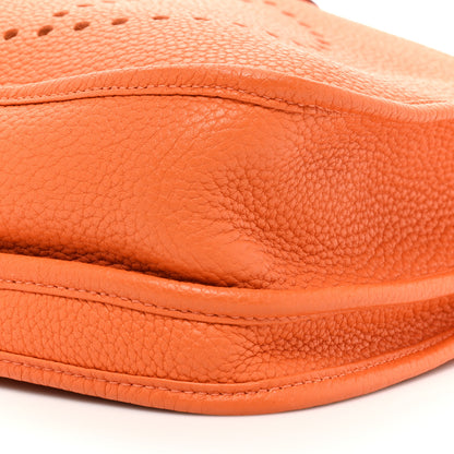 Hermes Taurillon Clemence Evelyne III PM Orange 7 of 13
