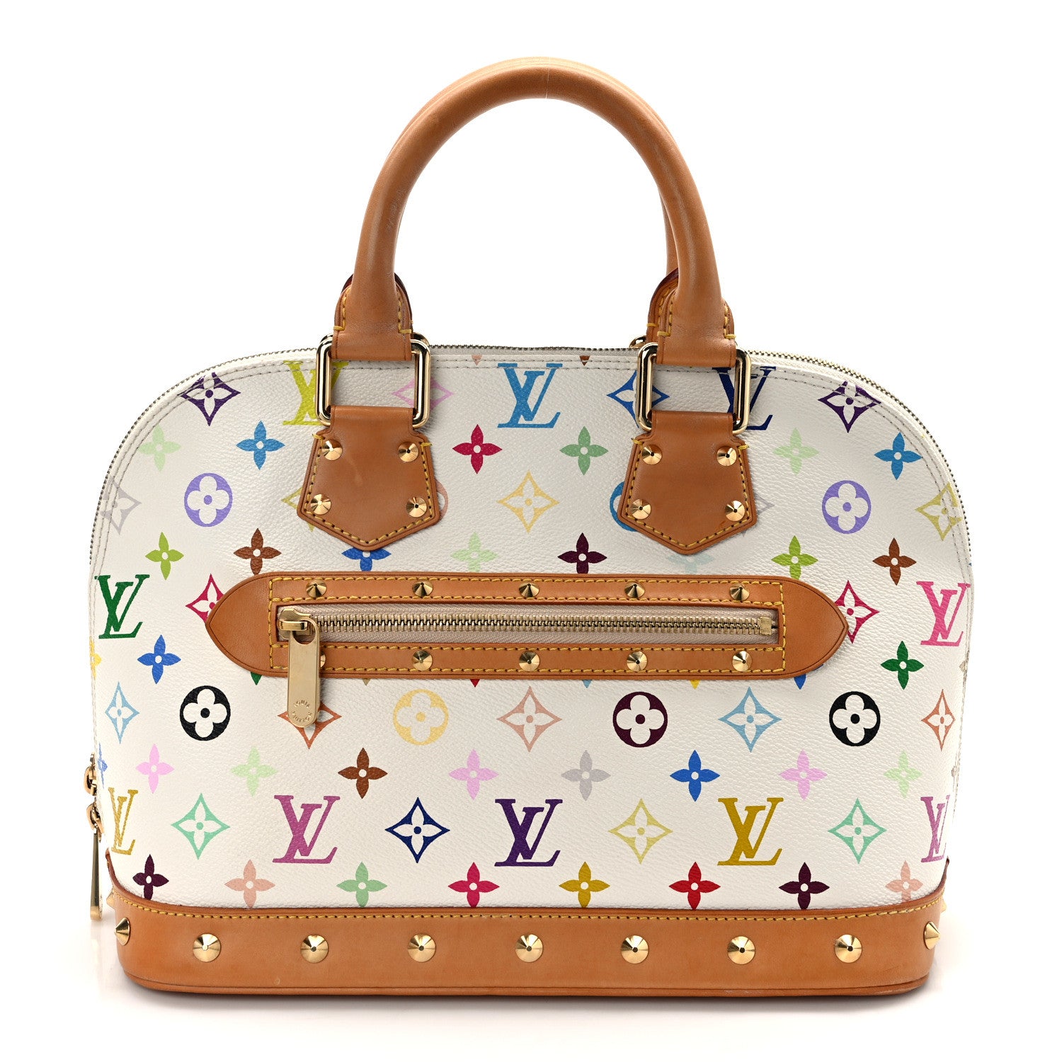 Louis Vuitton Monogram Multicolor Alma White 1 of 12