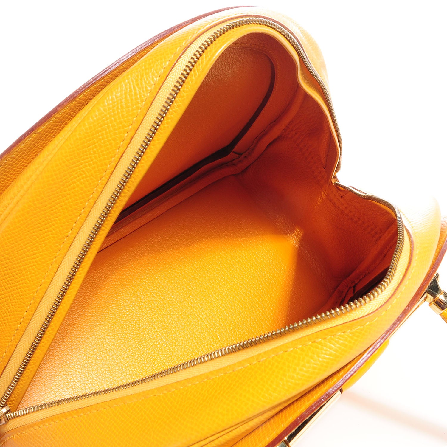 Hermes Courchevel Gobi PM Jaune D'or 5 of 7