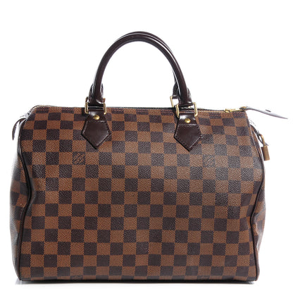 Louis Vuitton Damier Ebene Speedy 30 1 of 7