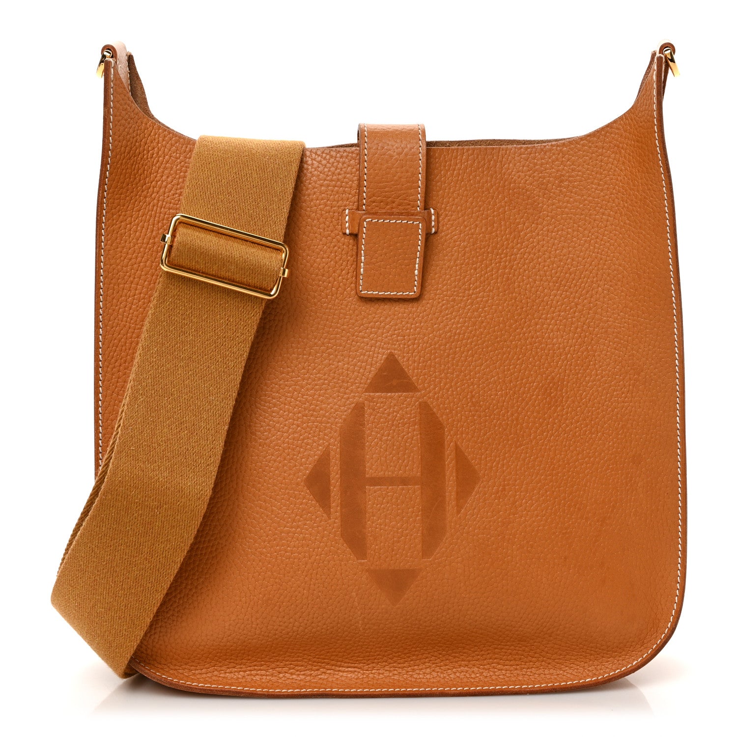 Hermes Vache Naturelle Grainee Evelyne 29 PM Natural Sable 1 of 9