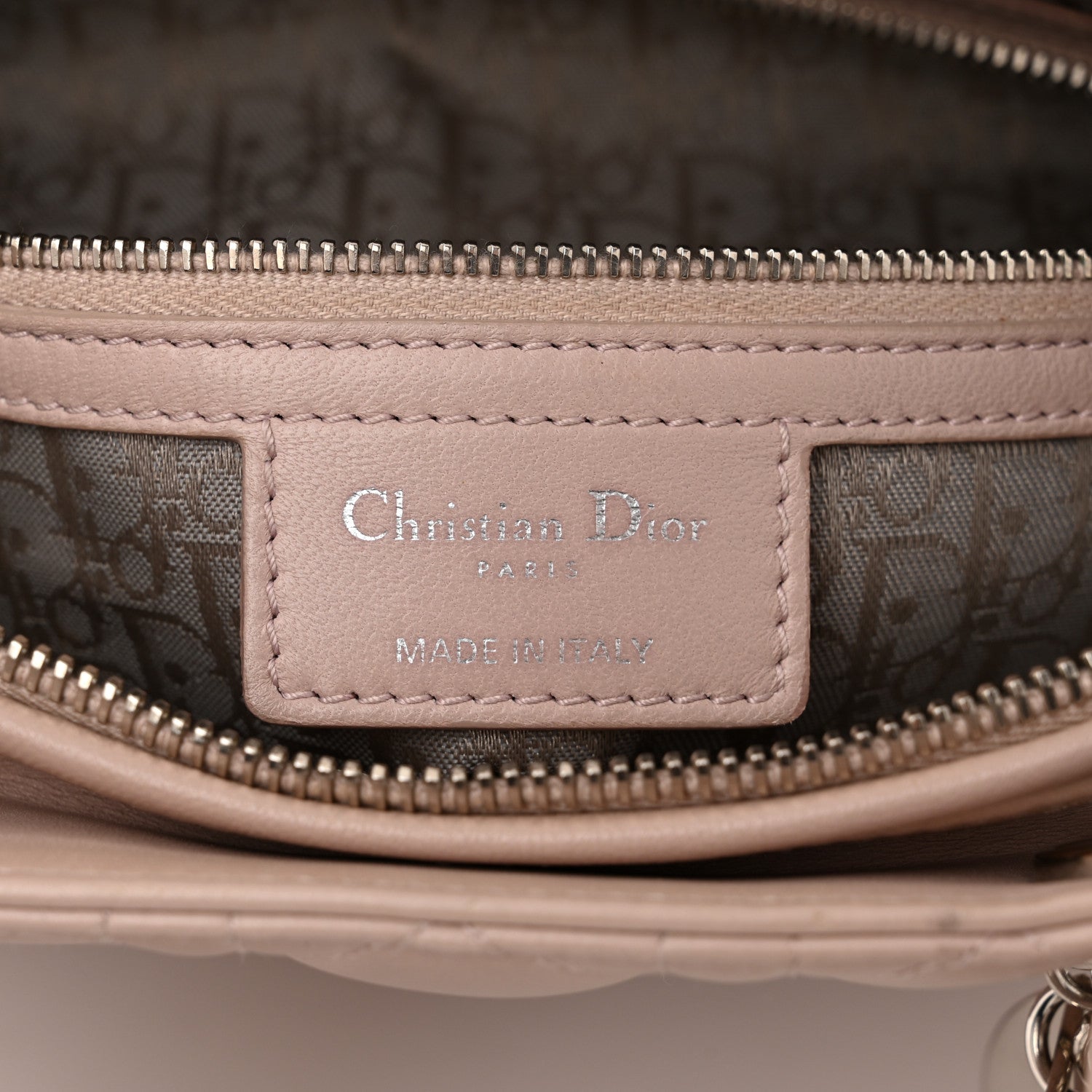 Christian Dior Lambskin Cannage Large Lady Dior Light Pink 6 of 12