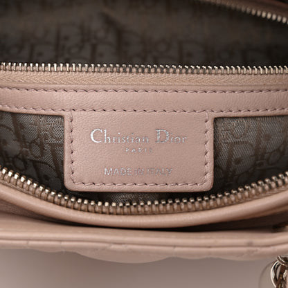 Christian Dior Lambskin Cannage Large Lady Dior Light Pink 6 of 12