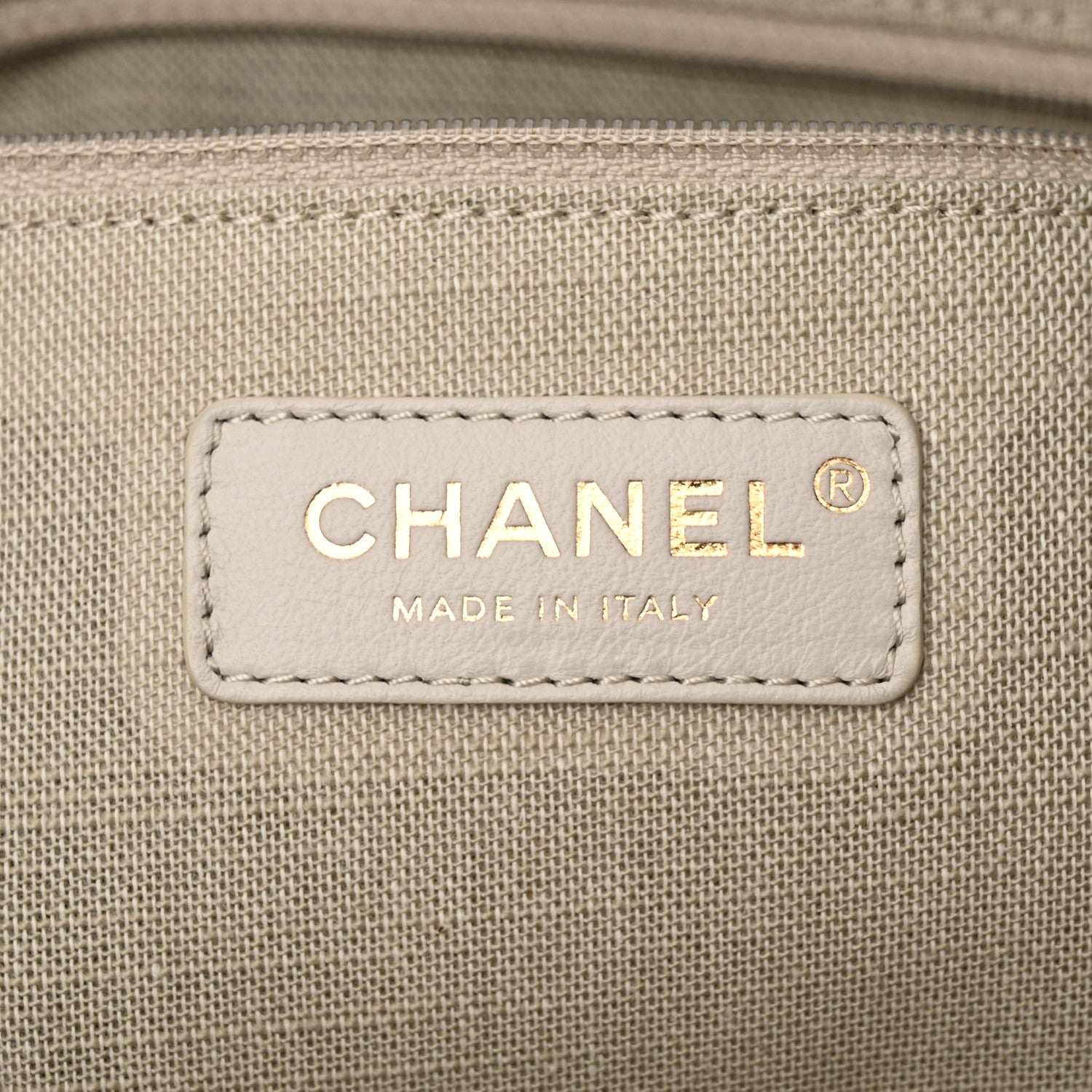 Chanel Denim Small Deauville Tote Dark Blue White 7 of 11