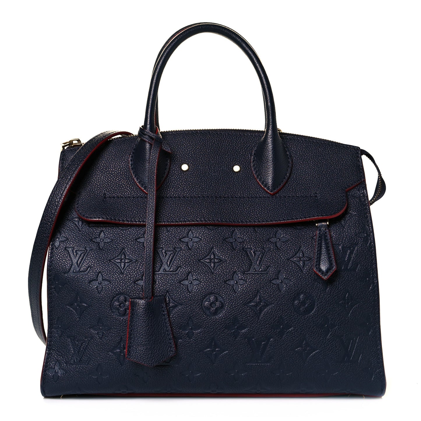 Empreinte Pont Neuf MM Marine Rouge