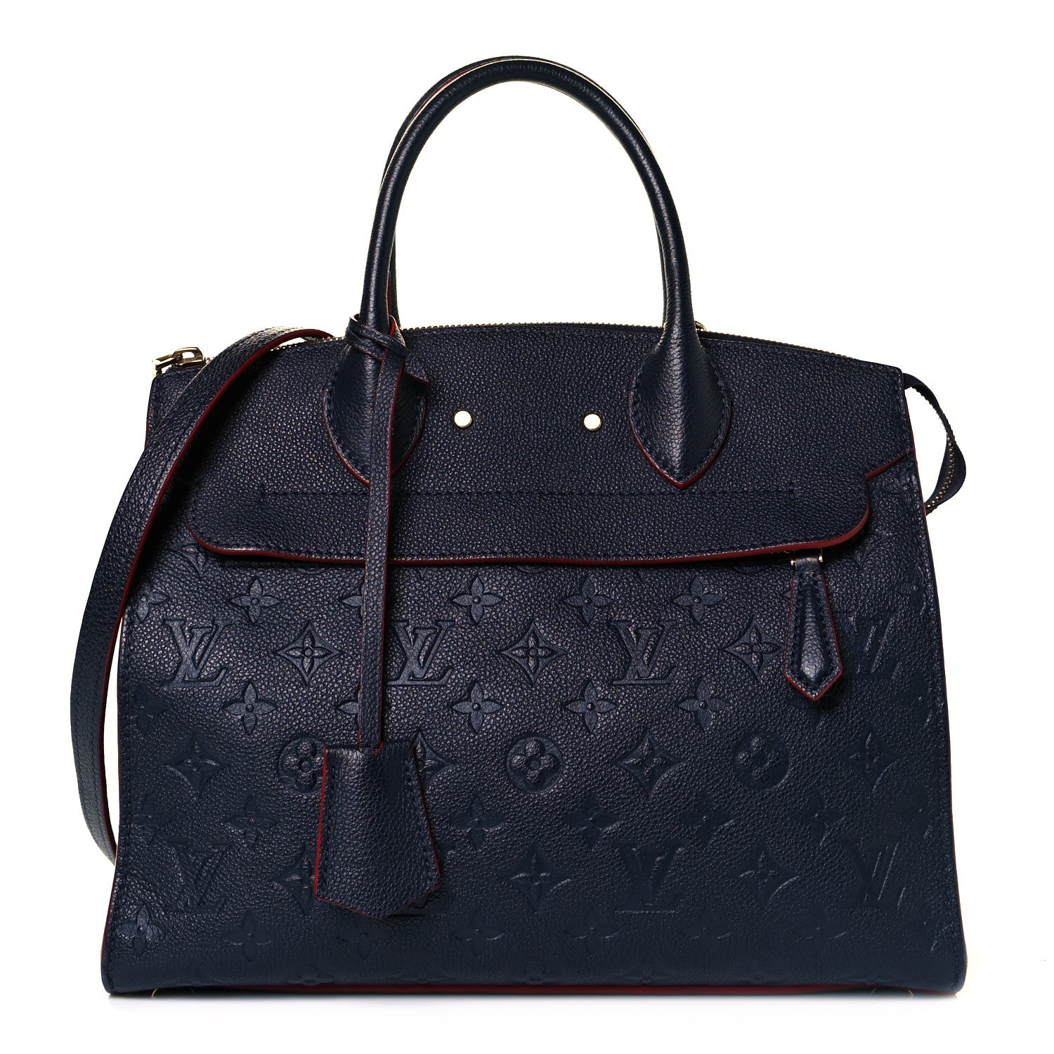 Louis Vuitton Empreinte Pont Neuf MM Marine Rouge 1 of 10