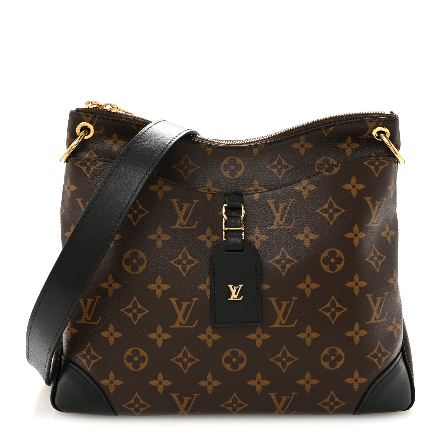 Louis Vuitton Monogram Odeon MM Black 1 of 12