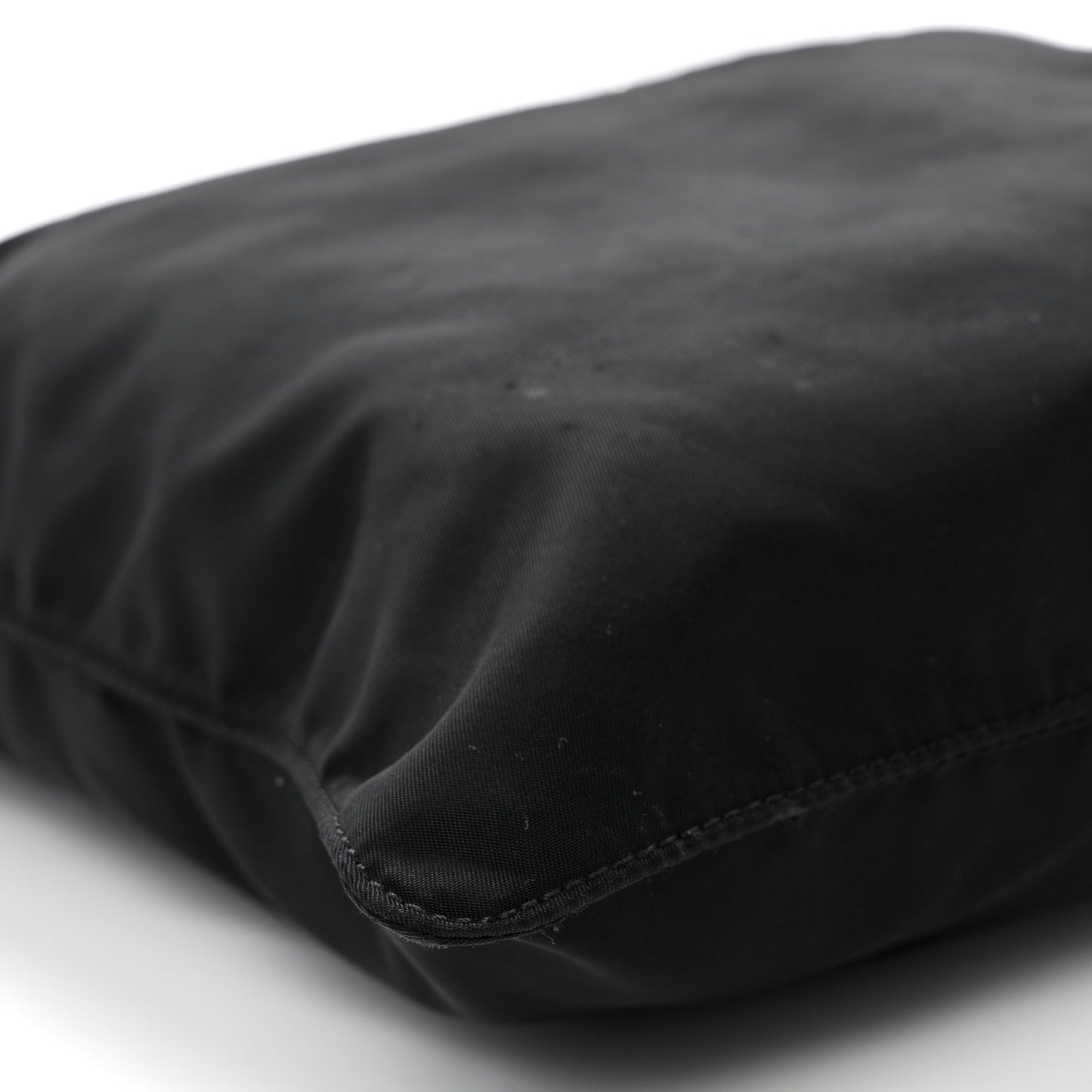 Nylon Vela Flat Messenger Bag Black