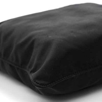 Prada Nylon Vela Flat Messenger Bag Black 8 of 9
