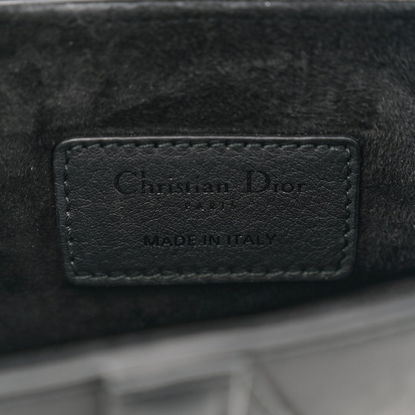 Ultra Matte Calfskin Mini Saddle Bag Black
