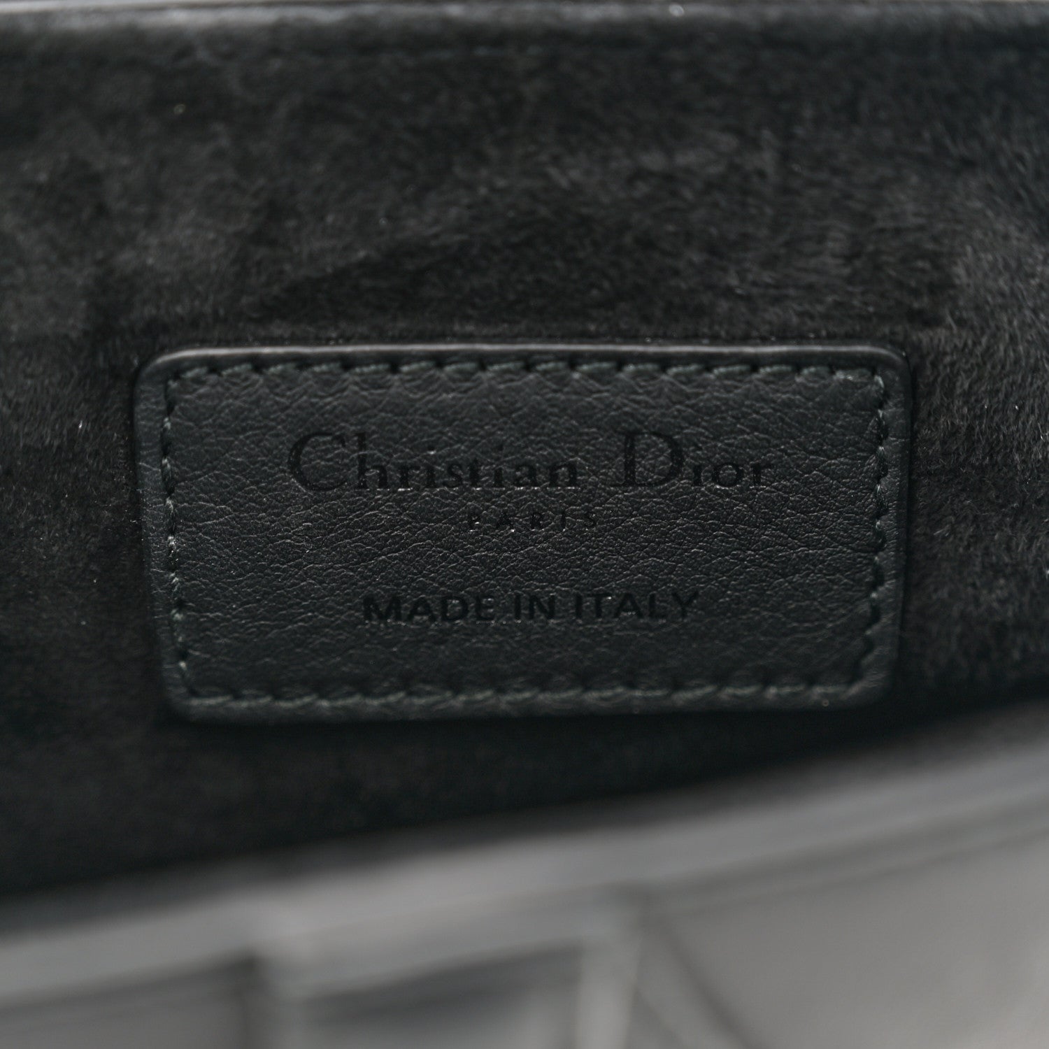 Christian Dior Ultra Matte Calfskin Mini Saddle Bag Black 6 of 12