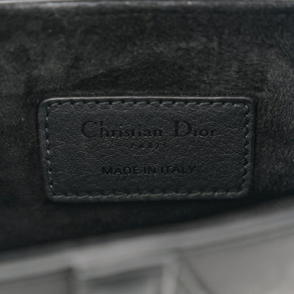 Christian Dior Ultra Matte Calfskin Mini Saddle Bag Black 6 of 12
