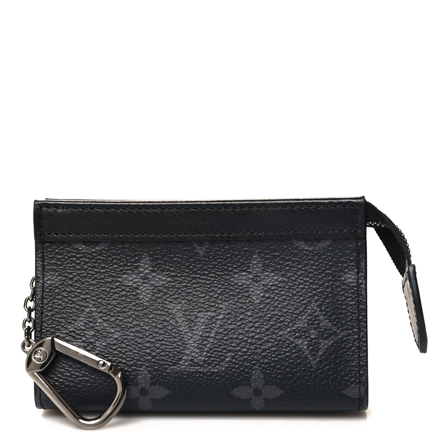 Louis Vuitton Monogram Eclipse Key Pouch Voyage 1 of 8