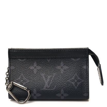 Louis Vuitton Monogram Eclipse Key Pouch Voyage 1 of 8
