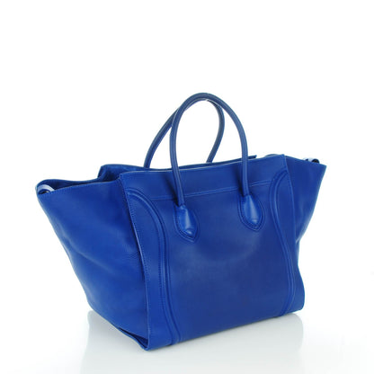 Celine Supple Calfskin Large Phantom Luggage Royal Blue 3 of 8