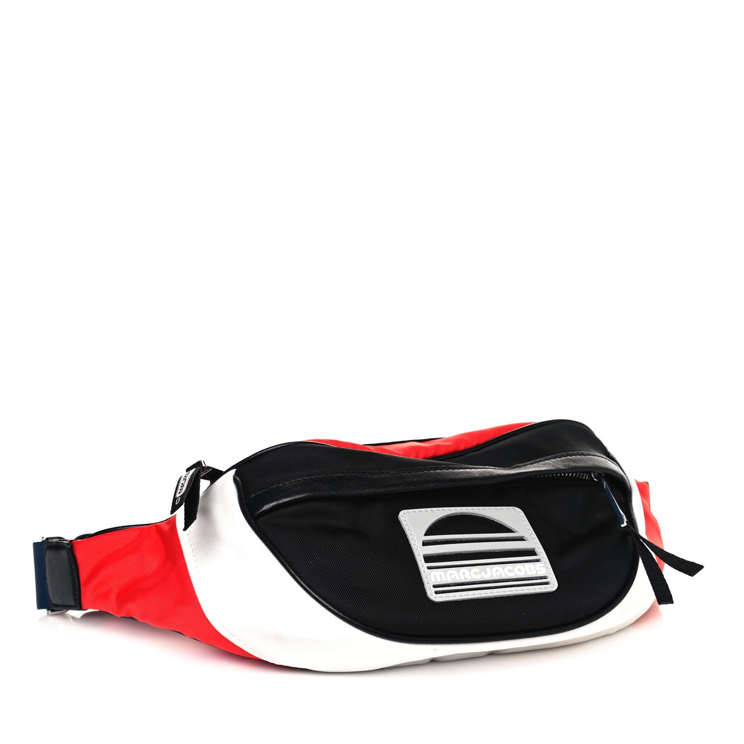 Marc Jacobs Nylon Sport Belt Bag Black White Red 4 of 13