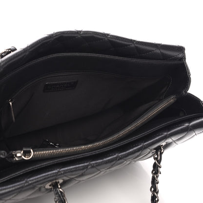Chanel Caviar Quilted City Shopping Tote Black 5 of 8