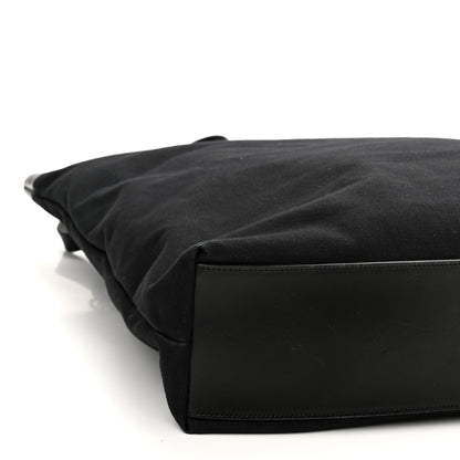Saint Laurent Canvas ID Shopping Bag Black 9 of 10