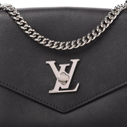 Louis Vuitton Soft Calfskin My Lockme Chain Bag BB Black 10 of 10