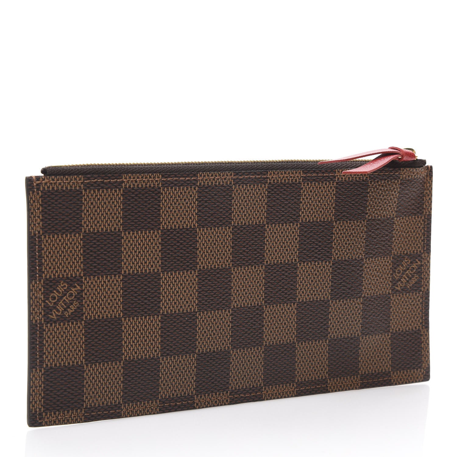 Louis Vuitton Damier Ebene Felicie Chain Wallet Zippered Insert 2 of 5