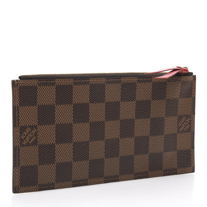 Louis Vuitton Damier Ebene Felicie Chain Wallet Zippered Insert 2 of 5