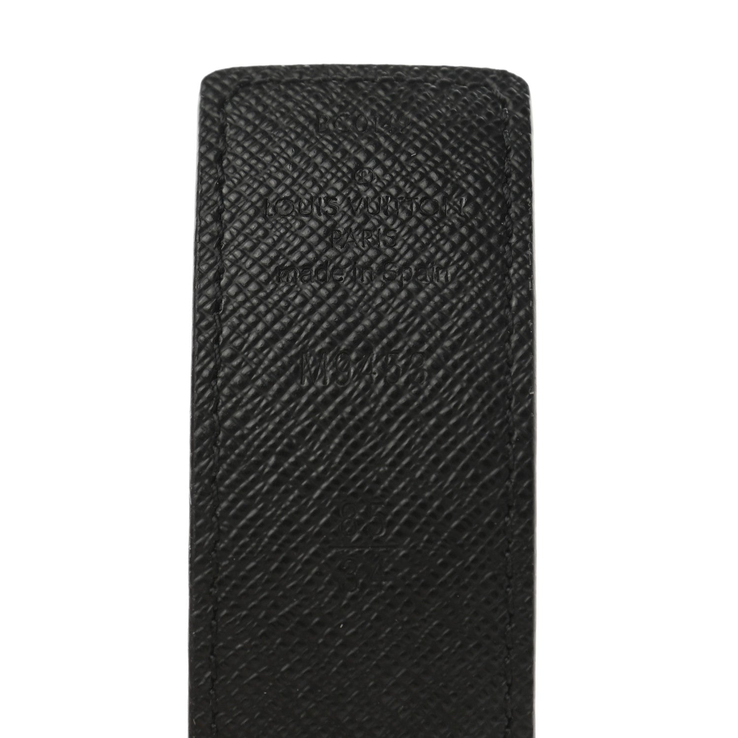 Louis Vuitton Calfskin Monogram 30mm LV Initiales Reversible Belt 85 34 Black 5 of 7
