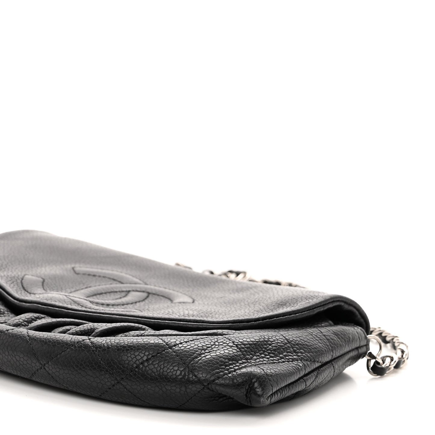 Caviar Half Moon Wallet On Chain WOC Black
