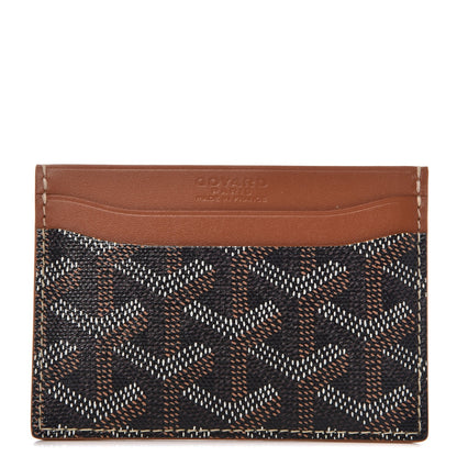 Goyard Goyardine Saint Sulpice Card Holder Black Gold 1 of 7