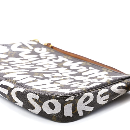 Louis Vuitton Monogram Graffiti Pochette Accessories Silver 11 of 11