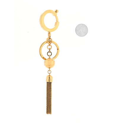 Louis Vuitton Goldtone Swing Key Holder and Bag Charm 2 of 3