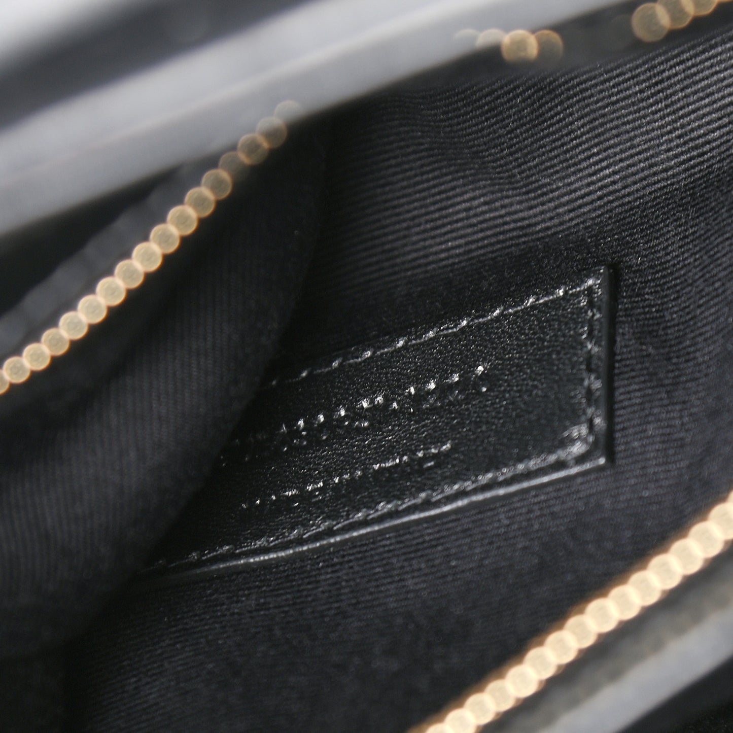 Calfskin Y Quilted Monogram Toy Loulou Crossbody Bag Black