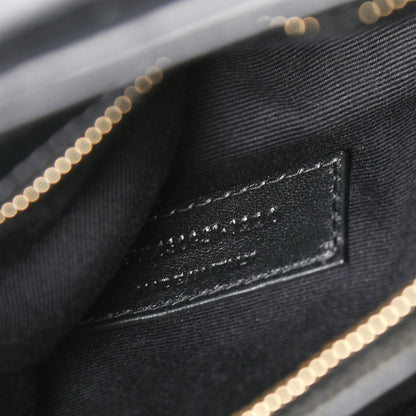 Saint Laurent Calfskin Y Quilted Monogram Toy Loulou Crossbody Bag Black 7 of 9