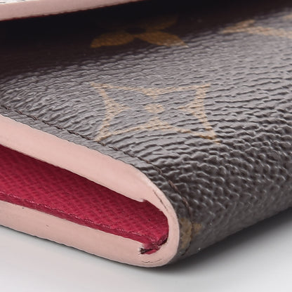 Louis Vuitton Monogram Bloom Flower Emilie Wallet 5 of 10