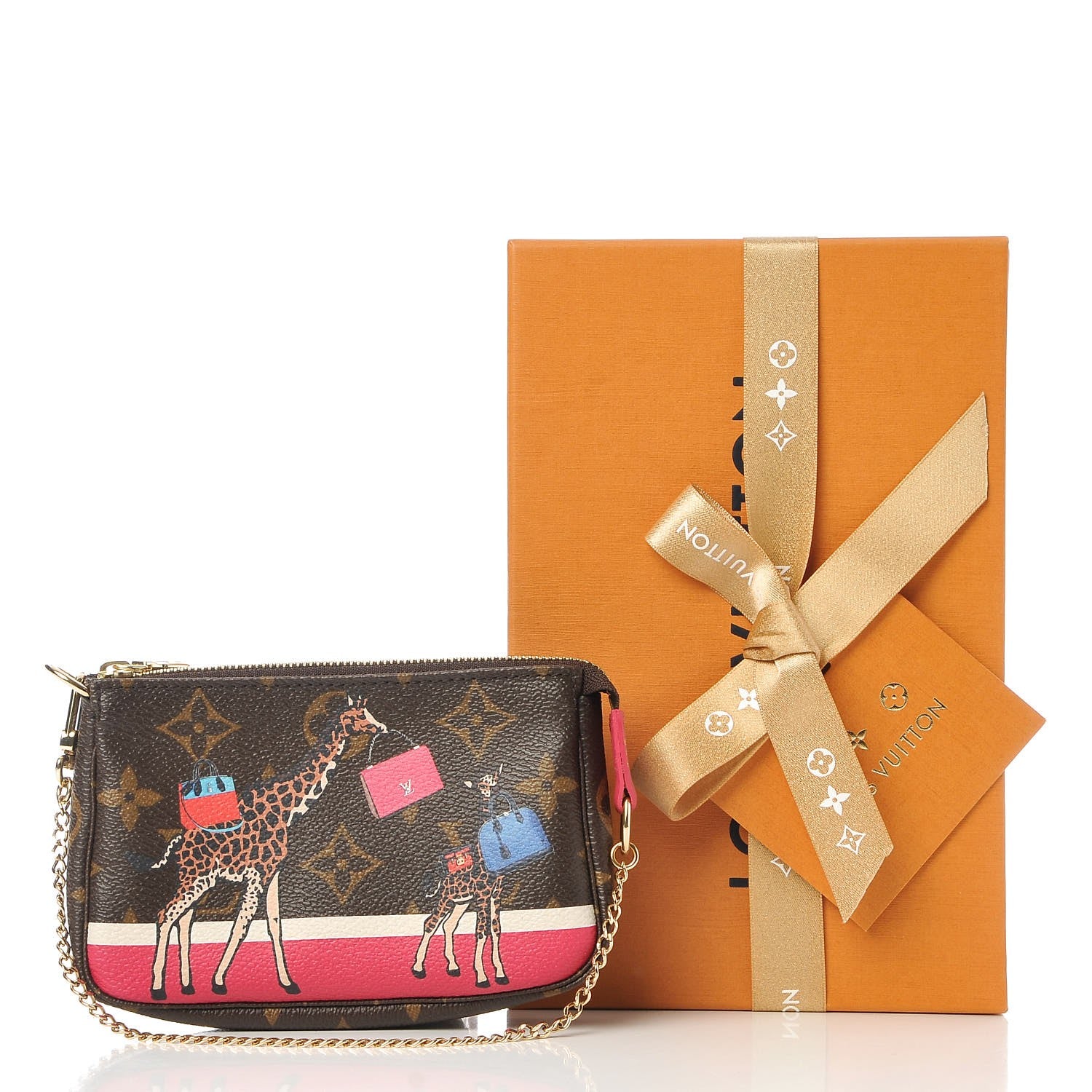 Louis Vuitton Monogram 2017 Christmas Animation Mini Pochette Accessories 8 of 8