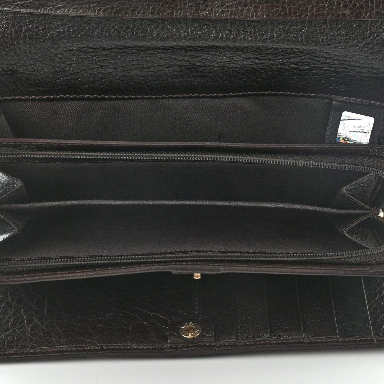 Fendi Zucca Continental Wallet Tobacco 5 of 11