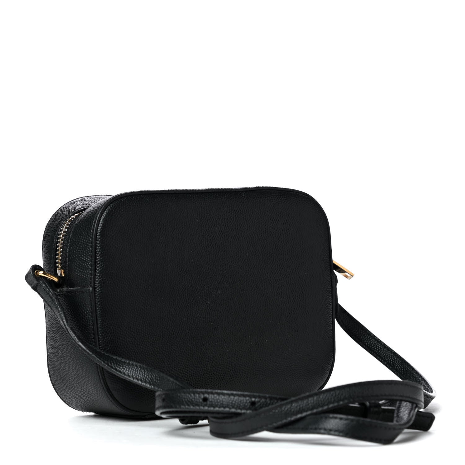 Saint Laurent Grain De Poudre Small Classic Monogram Camera Bag Black 2 of 4