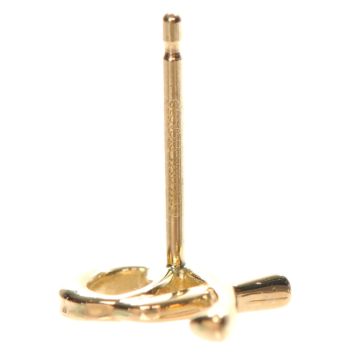 Tiffany 18K Yellow Gold Paloma's Graffiti Love and Kisses Earrings 4 of 7