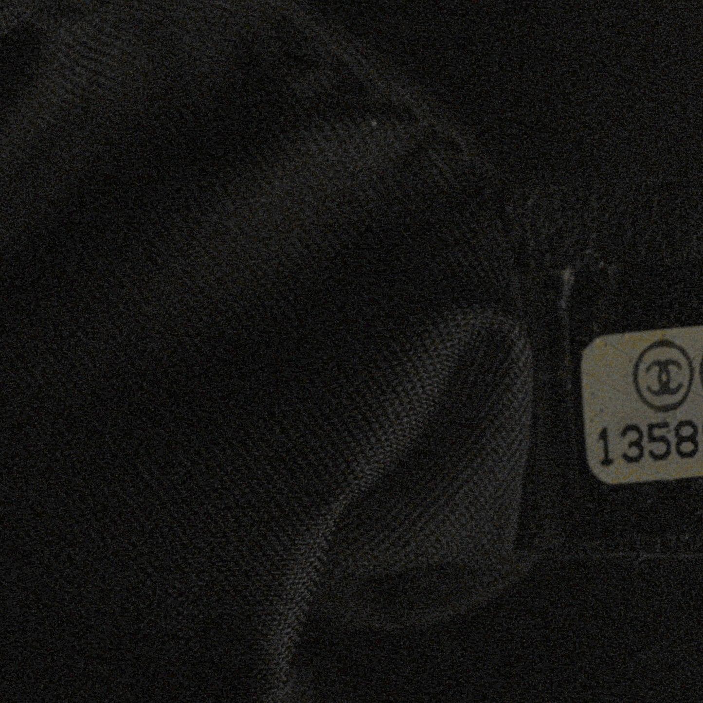 Coated Canvas Quilted Large Paris Biarritz Tote Black