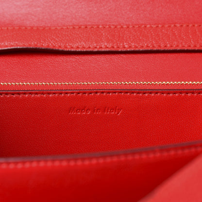 Celine Goatskin Medium Classic Box Flap Bag Carmin 6 of 10