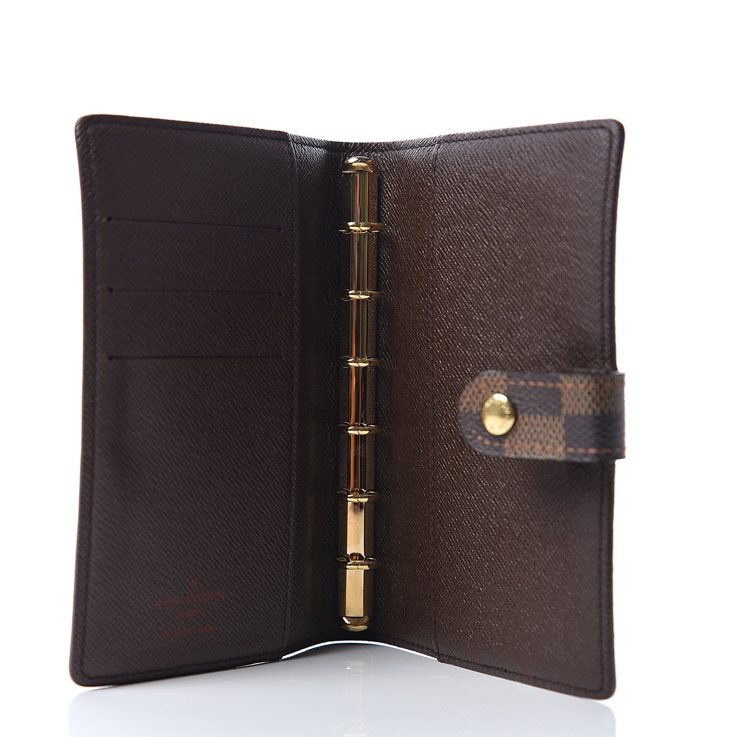 Damier Ebene Small Ring Agenda Cover