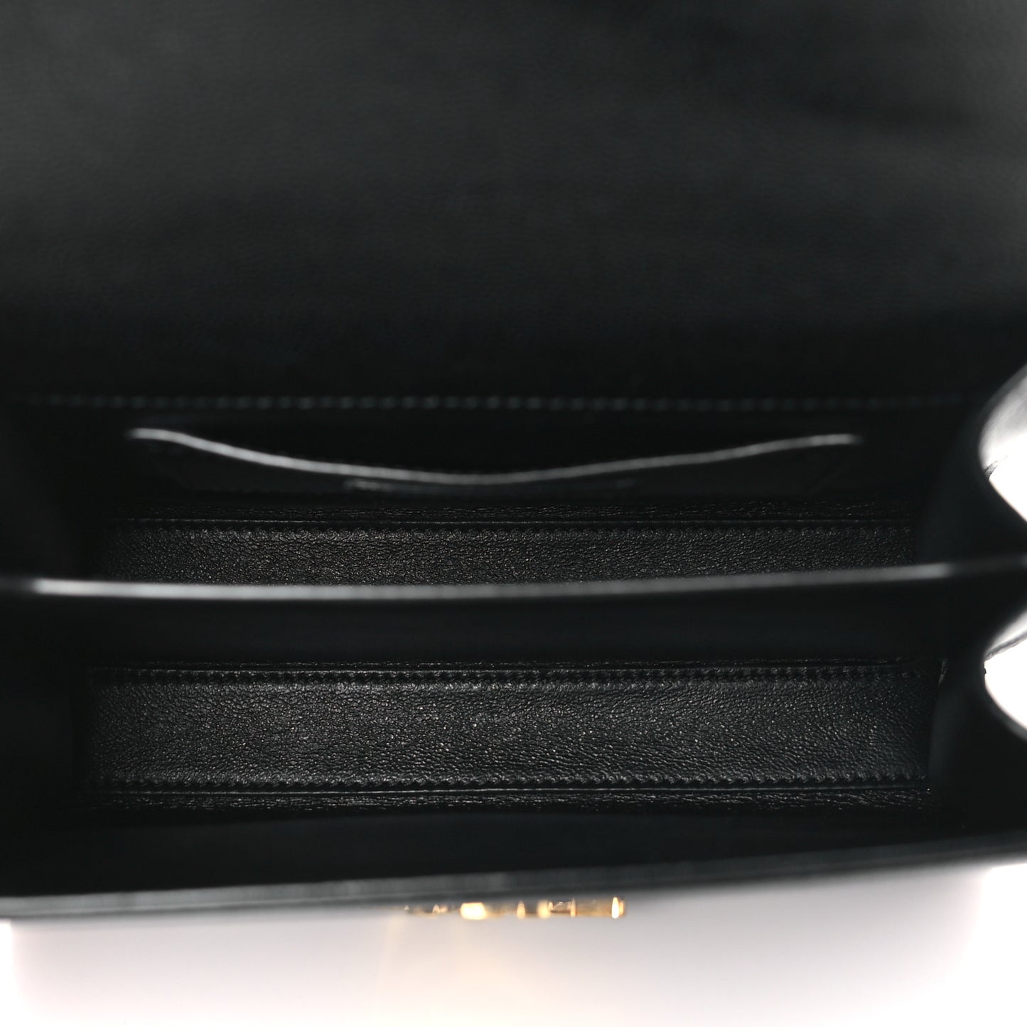 Grain de Poudre Mini Classic Monogram Cassandra Top Handle Black