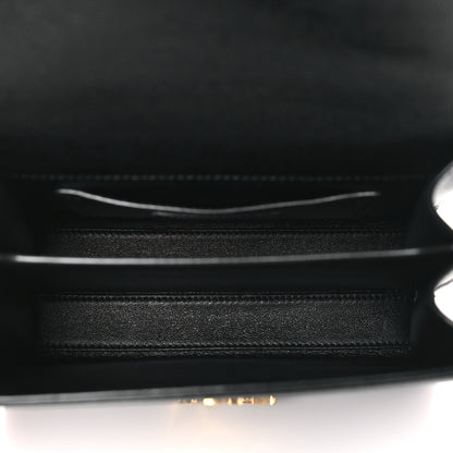 Saint Laurent Grain de Poudre Mini Classic Monogram Cassandra Top Handle Black 5 of 9